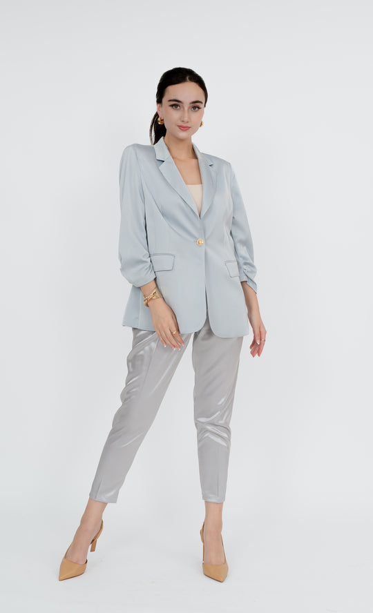 Imbi Blazer in Skylight Blue