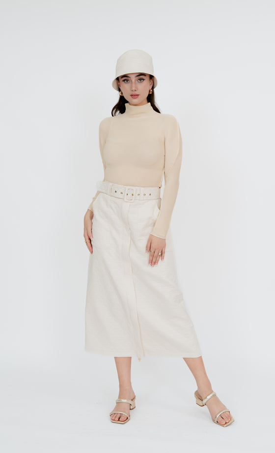 Sepang Jacket and Skirt in Lucent White