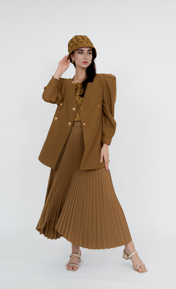 Imbi Skirt in Golden Brown