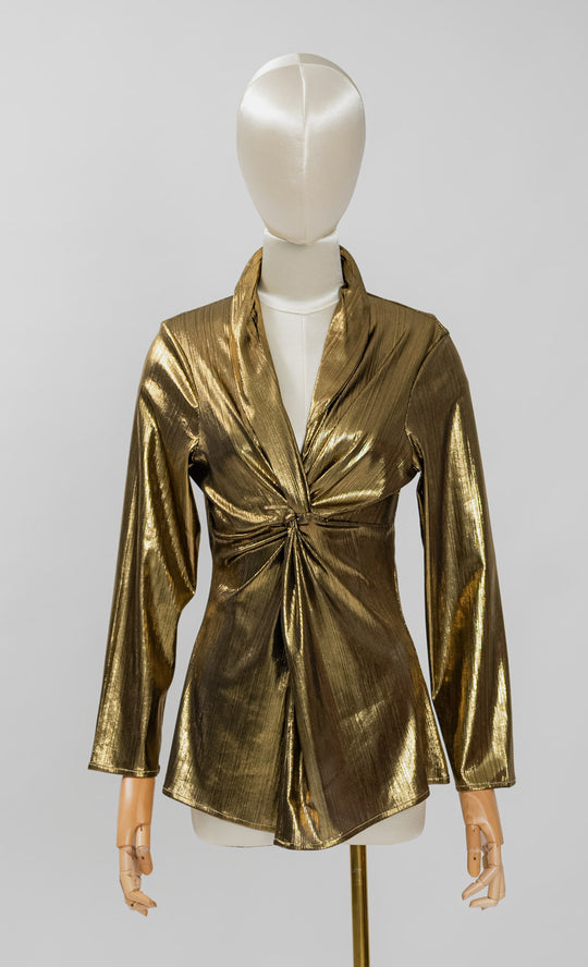 Selene Top in Classic Gold