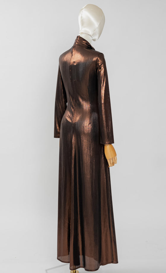 Selene Dress in Antique Copper