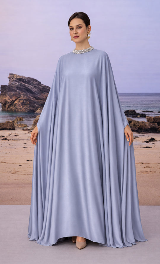 Lady Freya Dress 3.0 in Steel Blue