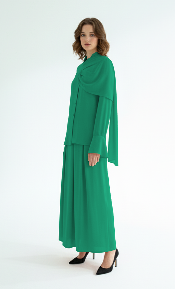 Aeris Shirt in Green Bee