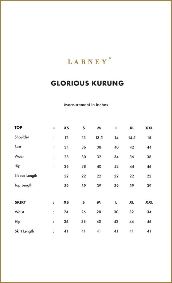 Glorious Kurung in French Gray
