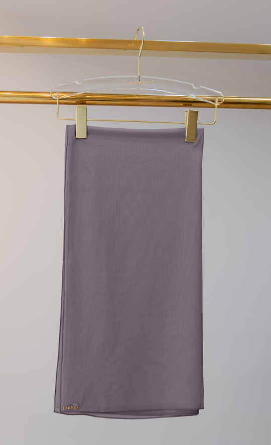 Dazzle Organza Bawal in Pewter Grey