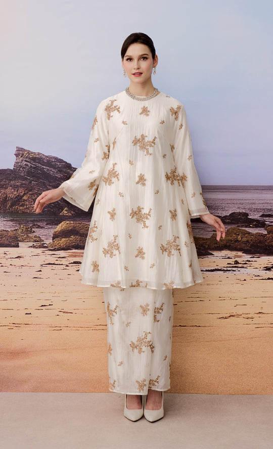State Kurung in Ivory