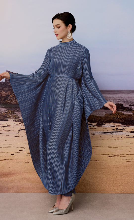Miss Radiant Caftan in Ash Blue
