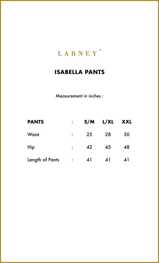 Isabella Pants in Vanilla