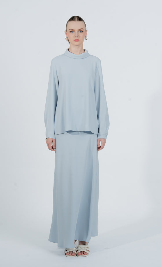 Enara Top in Ballad Blue