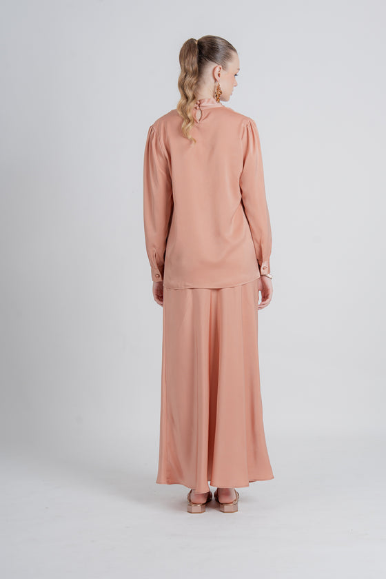 Elarine Top in Dusty Coral