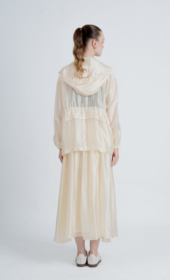 Hartamas Skirt in Lucent White