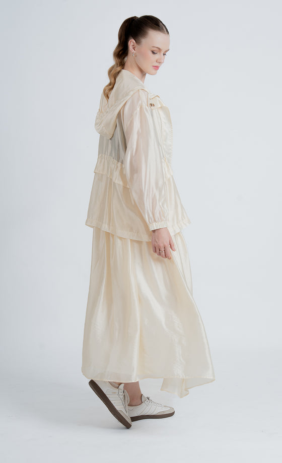 Hartamas Skirt in Lucent White