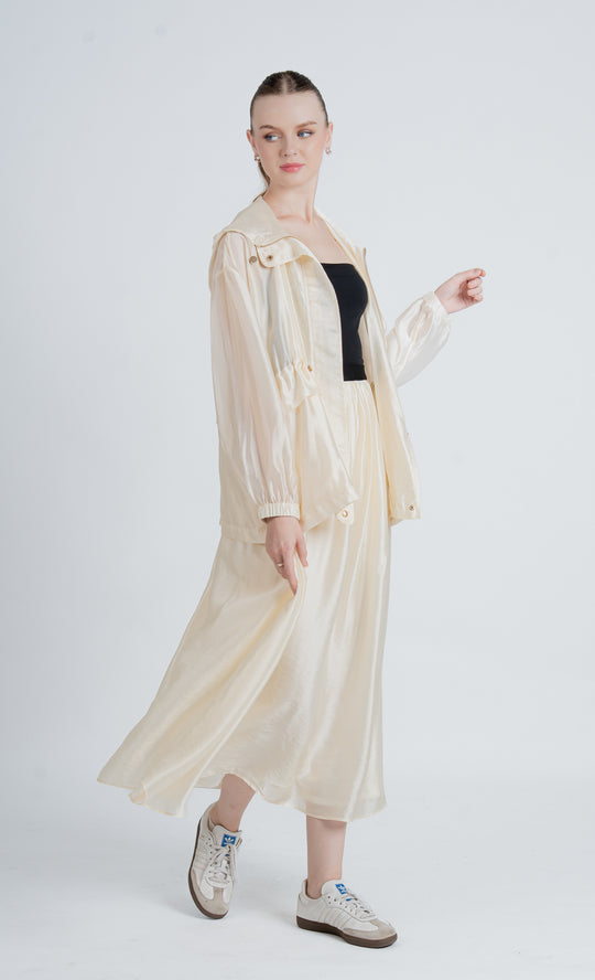 Hartamas Skirt in Lucent White