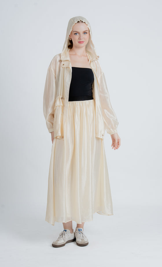 Hartamas Skirt in Lucent White