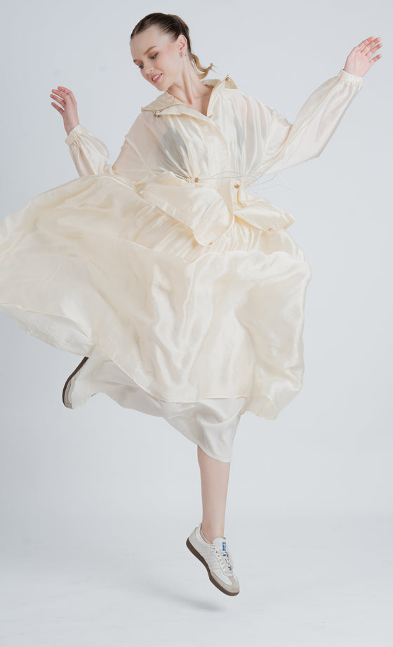 Hartamas Skirt in Lucent White