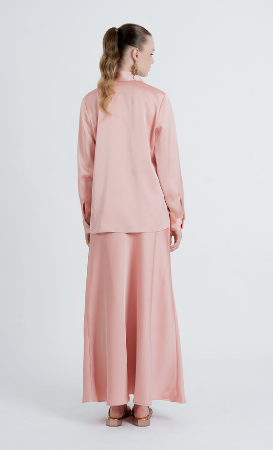 Elarine Skirt in Dusty Coral