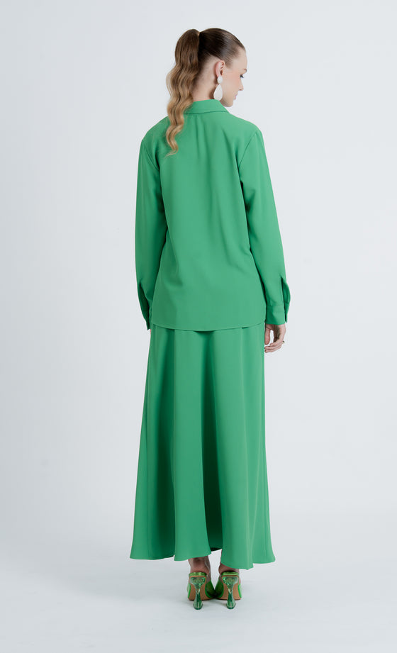 Elnara Skirt in Kelly Green