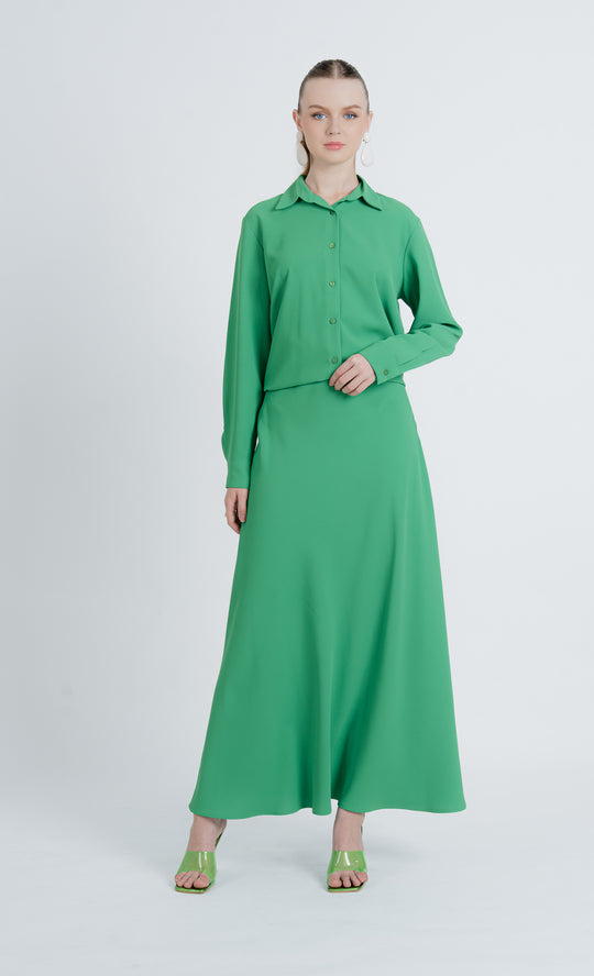 Elnara Skirt in Kelly Green