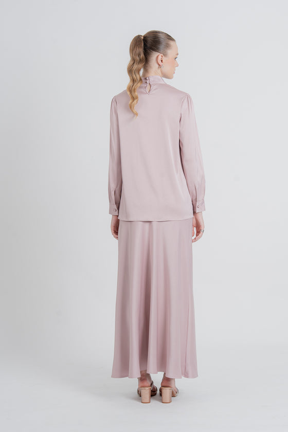 Elarine Top in Dusty Purple