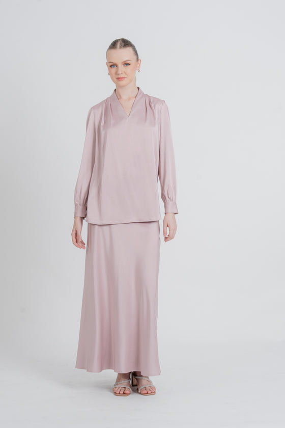 Elarine Top in Dusty Purple