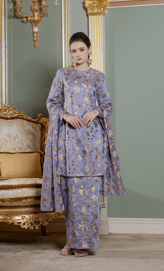 Lumina Kurung Riau in Lilac