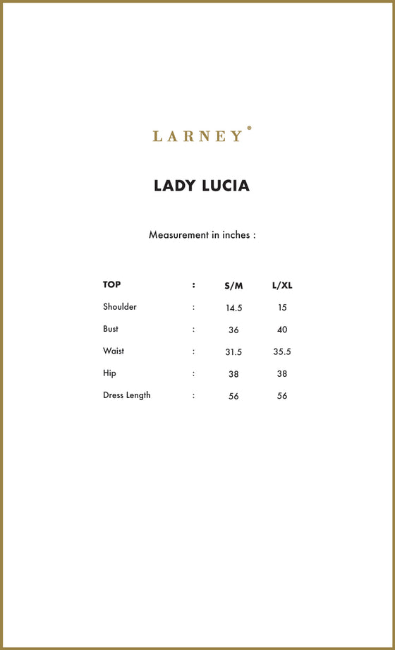 Lady Lucia Dress in Pale Olive