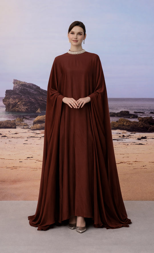 Lady Freya Dress 3.0 in Maroon