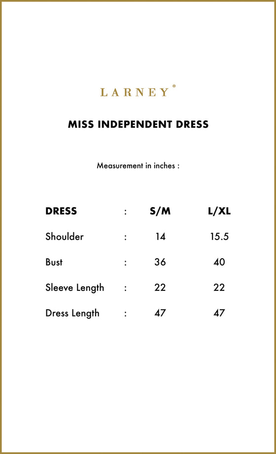 Miss Independent Dress in Cream