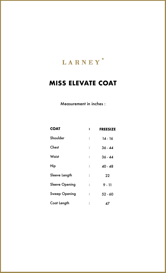 Miss Elevate Coat in Sienna Brown