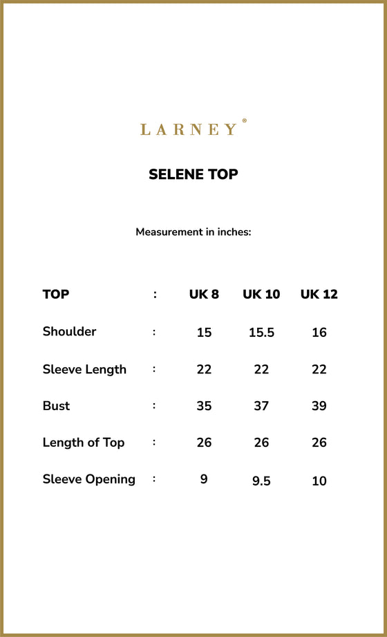 Selene Top in Classic Gold