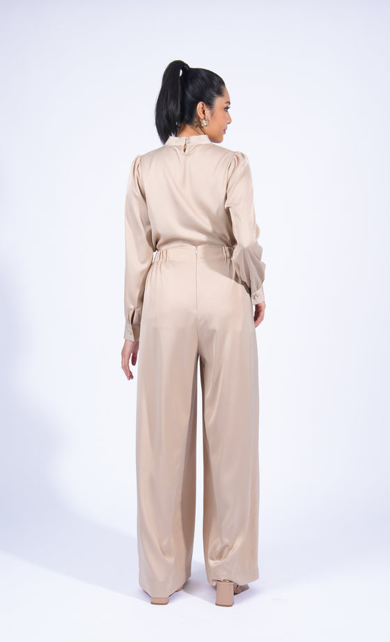 Miss Plush Pants in Light Taupe