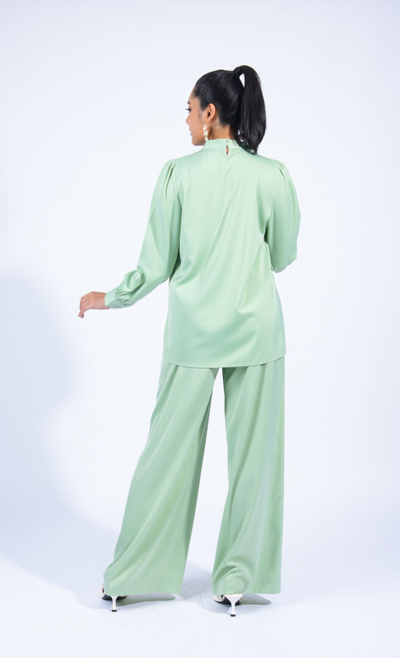 Miss Plush Top in Pastel Green