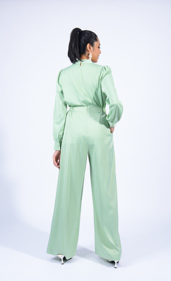 Miss Plush Pants in Pastel Green