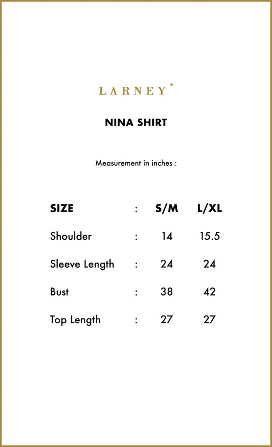 Nina Shirt in Medium Blue