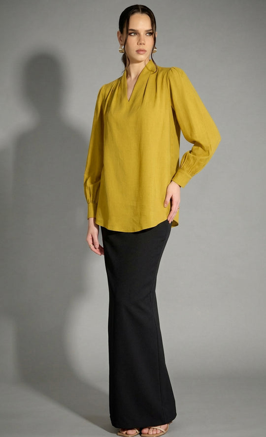 Nina Top in Mustard