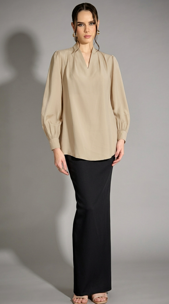 Nina Top in Nude