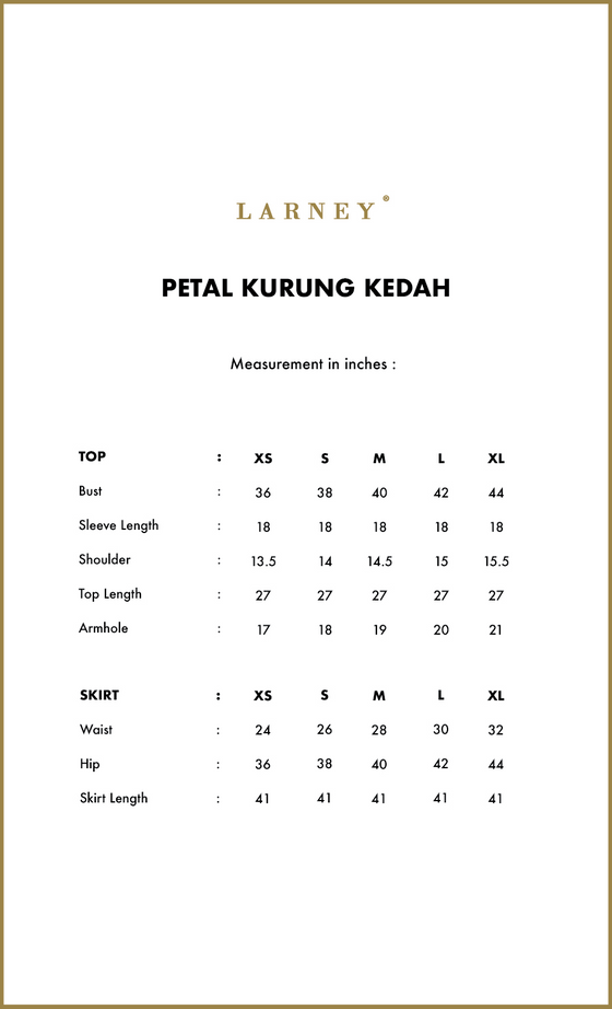 Petal Kurung Kedah in Peach