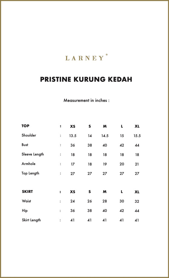 Pristine Kurung Kedah in Misty Lilac