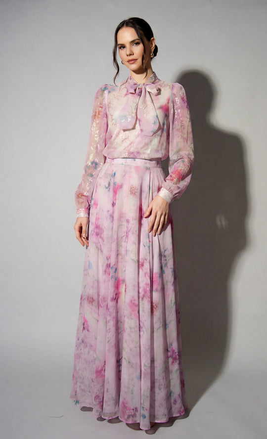 Violette Skirt in Blush Pink