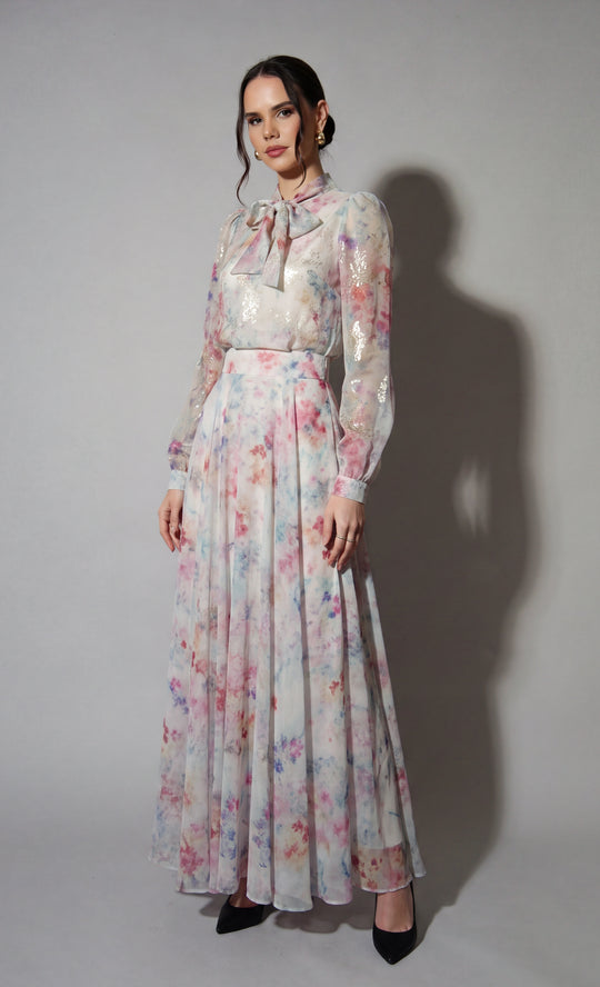 Violette Skirt in Ivory