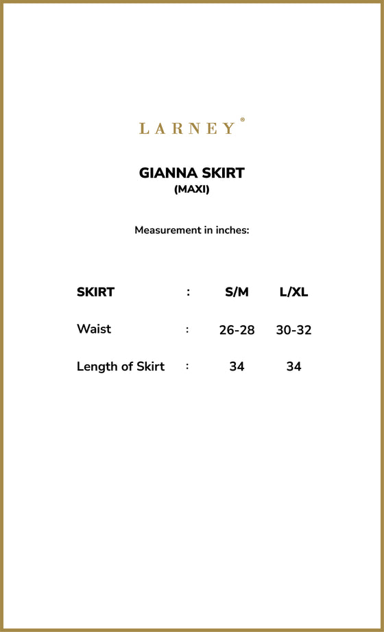 Gianna Skirt in Jet Black