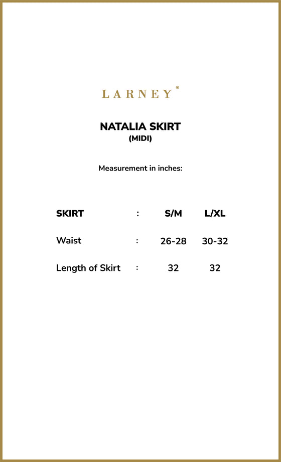 Natalia Skirt in Jet Black