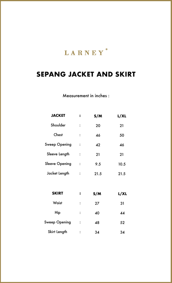 Sepang Jacket and Skirt in Lucent White