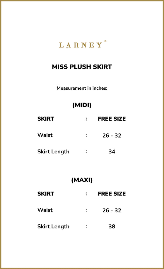 Miss Plush Skirt in Maroon