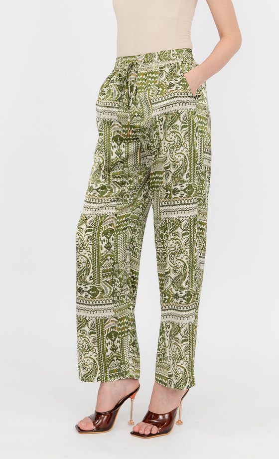Florence Pants in Garden Green