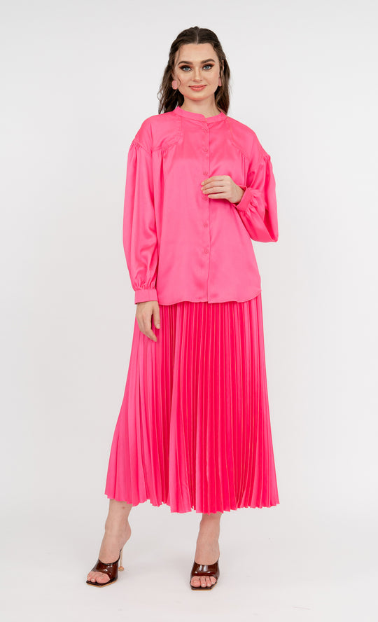 Natalia Top in Taffy Pink