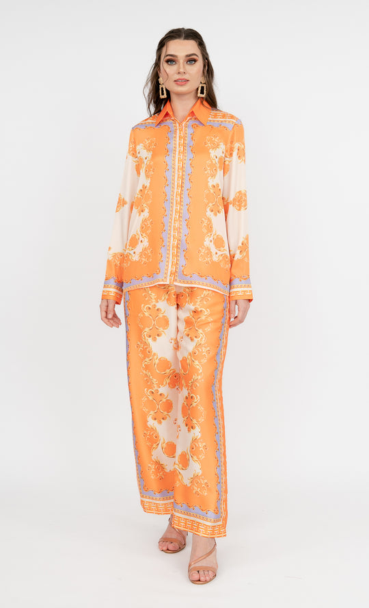 Gianna Top in Sun Orange