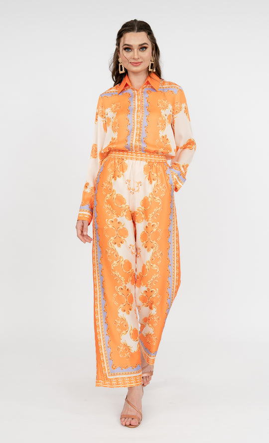 Gianna Pants in Sun Orange