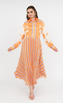  Gianna Skirt in Sun Orange