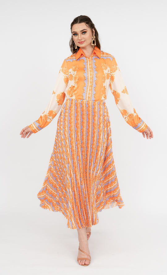 Gianna Skirt in Sun Orange